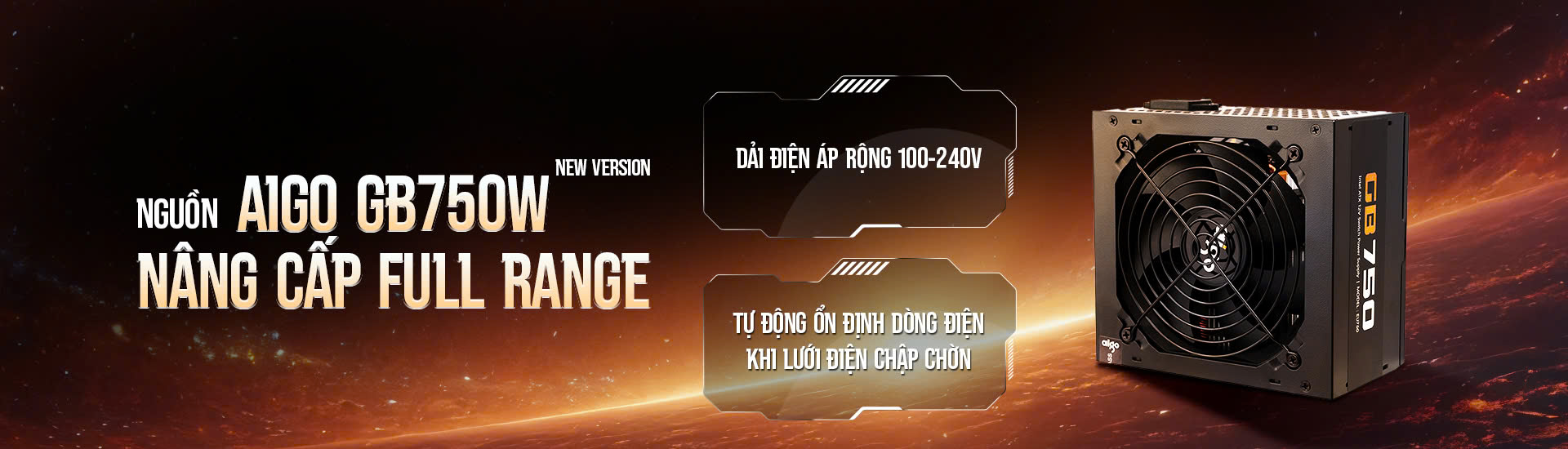 [NEW VERSION] NGUỒN AIGO GB750 NÂNG CẤP FULL RANGE - GIÁ KHÔNG ĐỔI