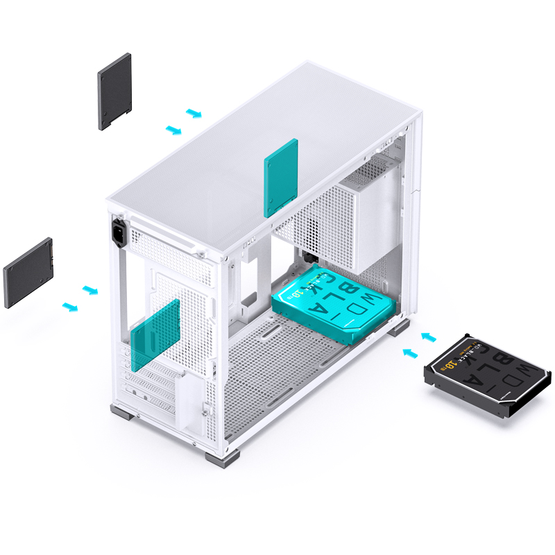 VỎ CASE PC JONSBO D31 STD WHITE