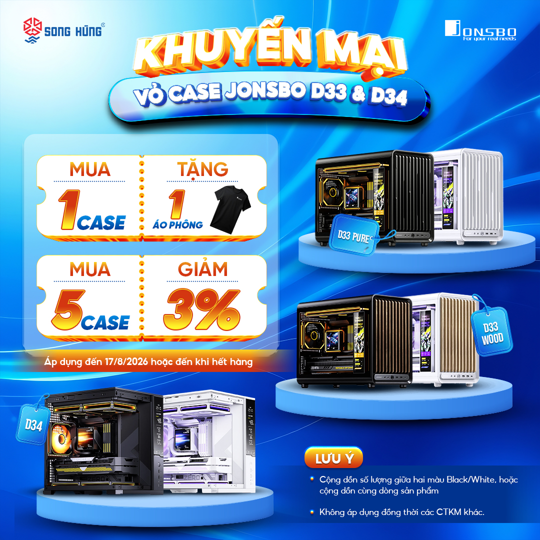 Khuyến Mãi Độc Quyền Dành Cho Đại Lý Khi Nhập Jonsbo Chính Hãng!