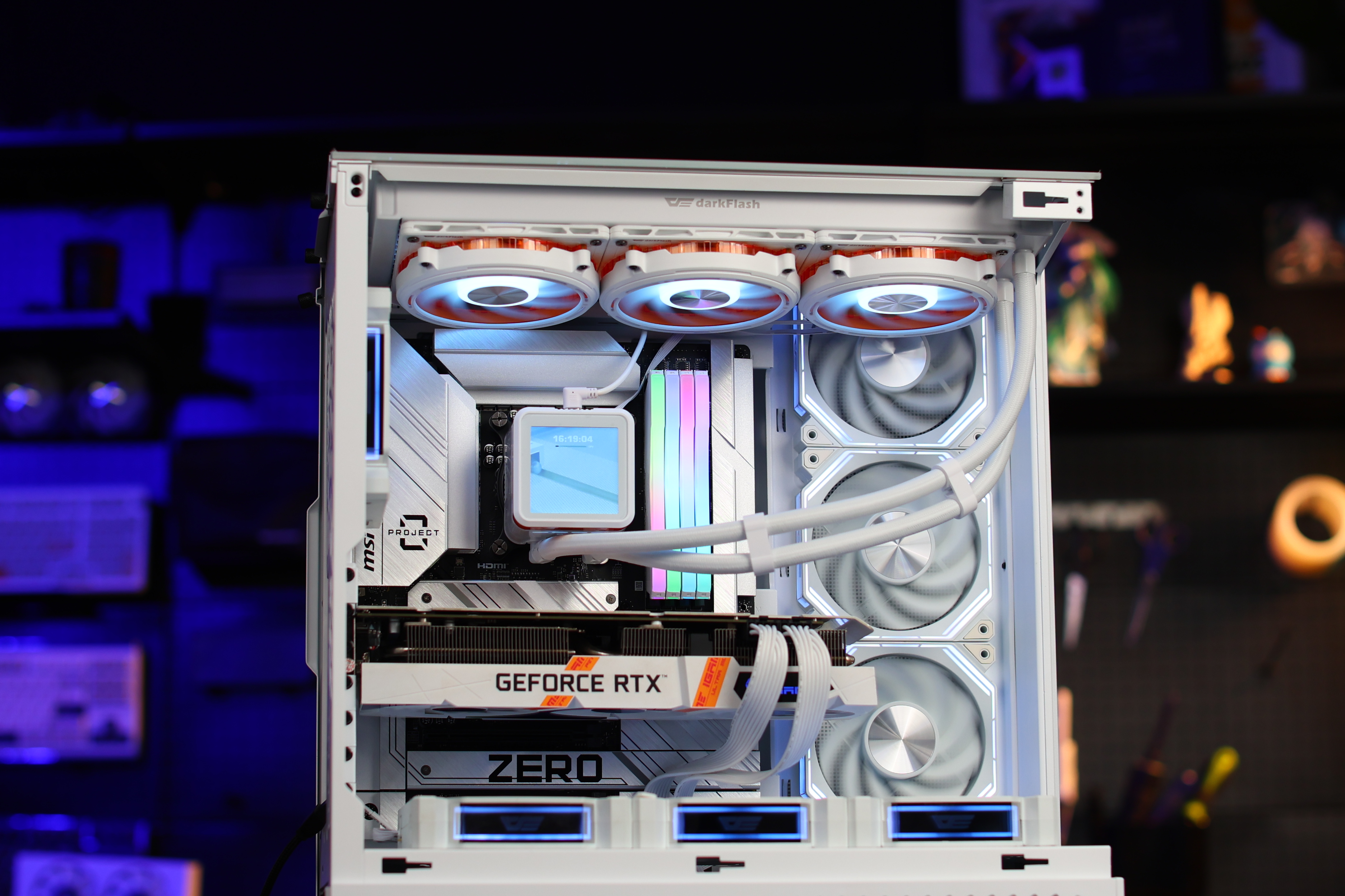VỎ CASE PC DARKFLASH DY460 BLACK/WHITE