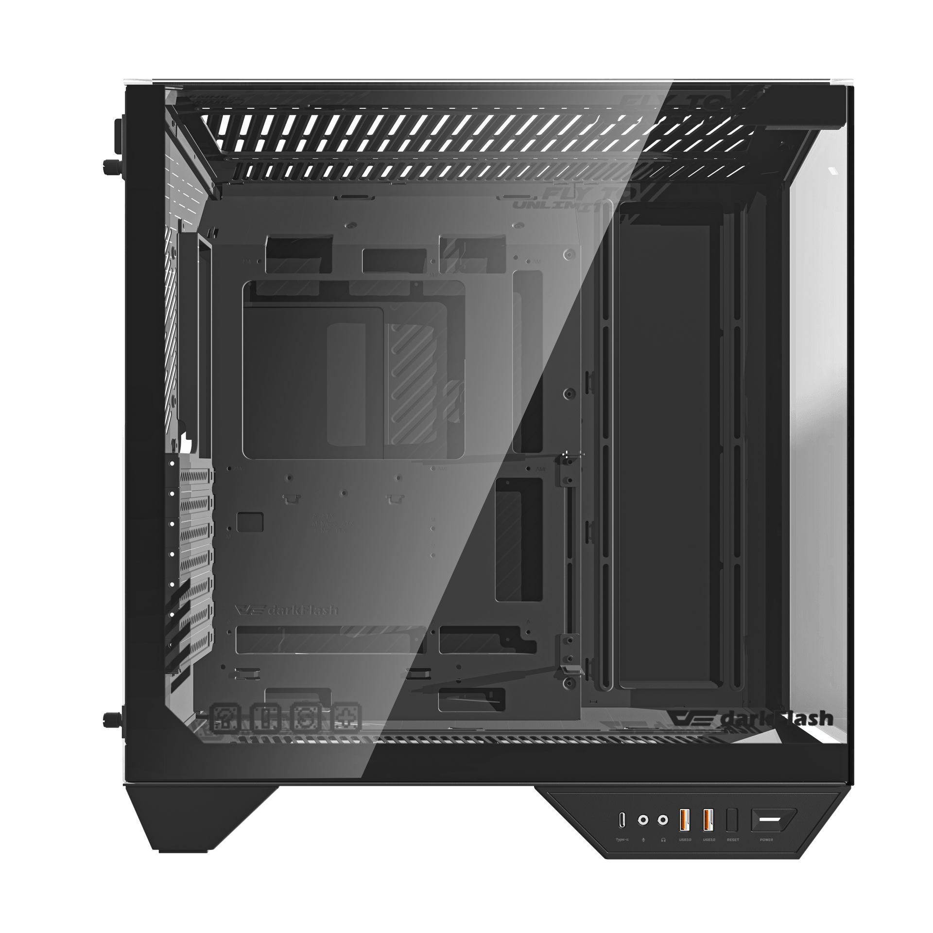 VỎ CASE PC ATX DARKFLASH DY470 BLACK