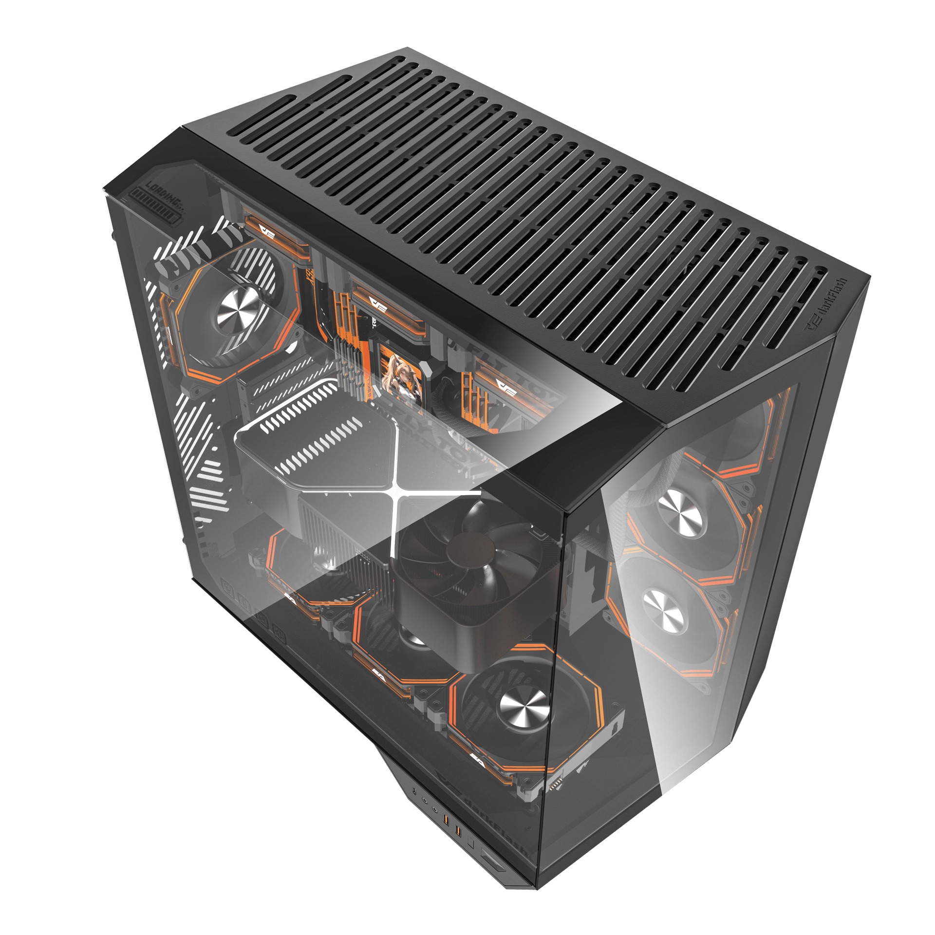 VỎ CASE PC ATX DARKFLASH DY470 BLACK