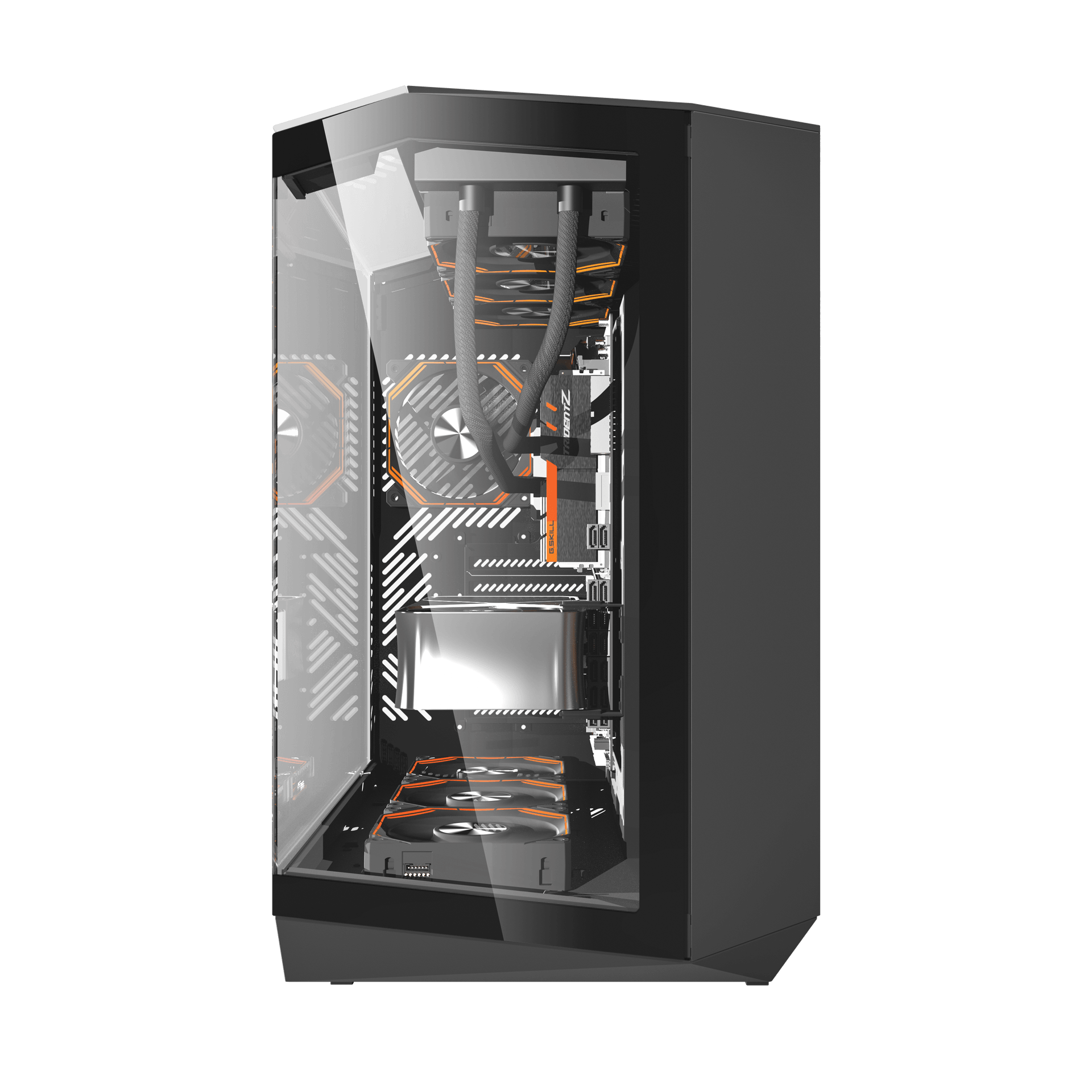 VỎ CASE PC ATX DARKFLASH DY470 BLACK
