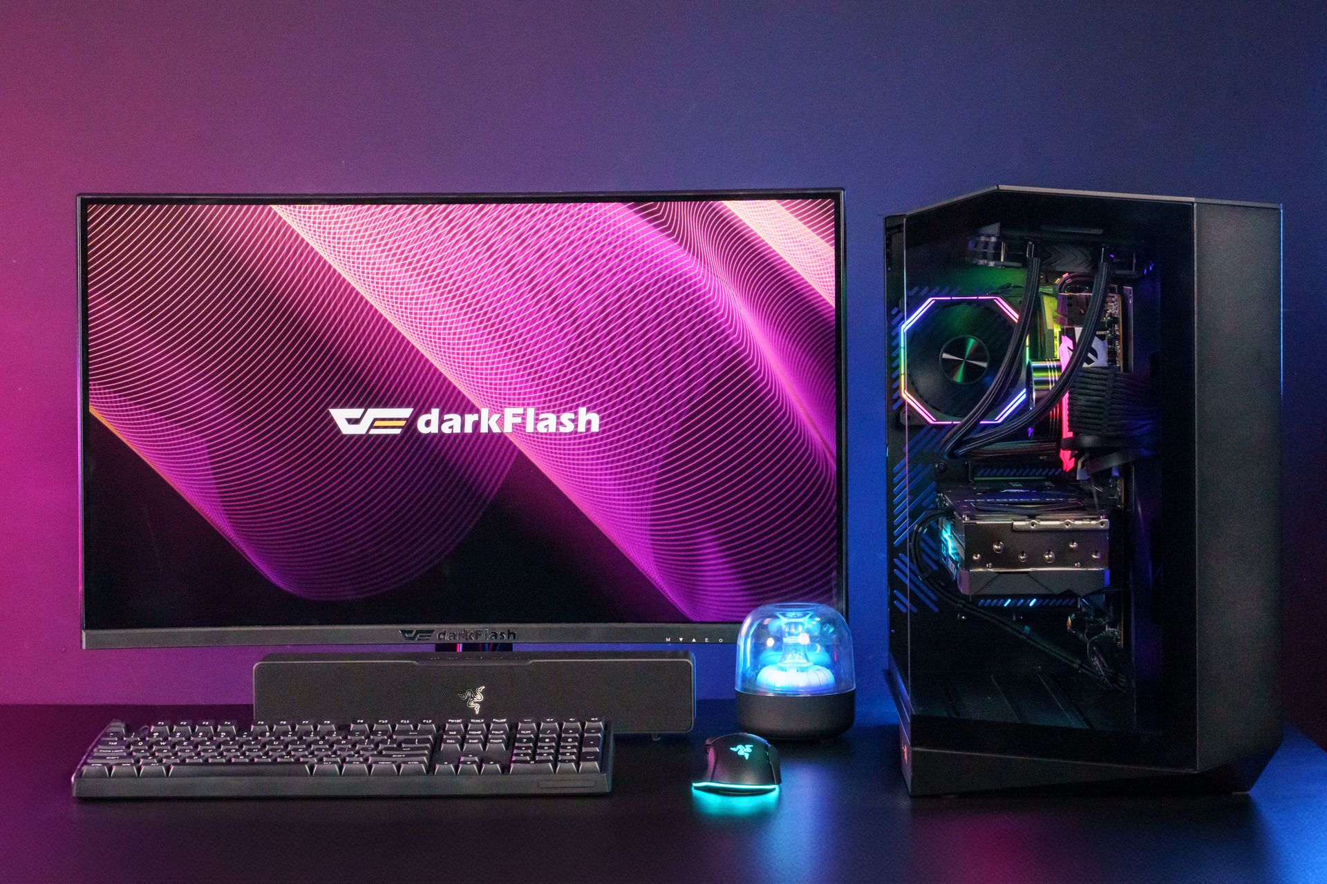 VỎ CASE PC ATX DARKFLASH DY470 BLACK