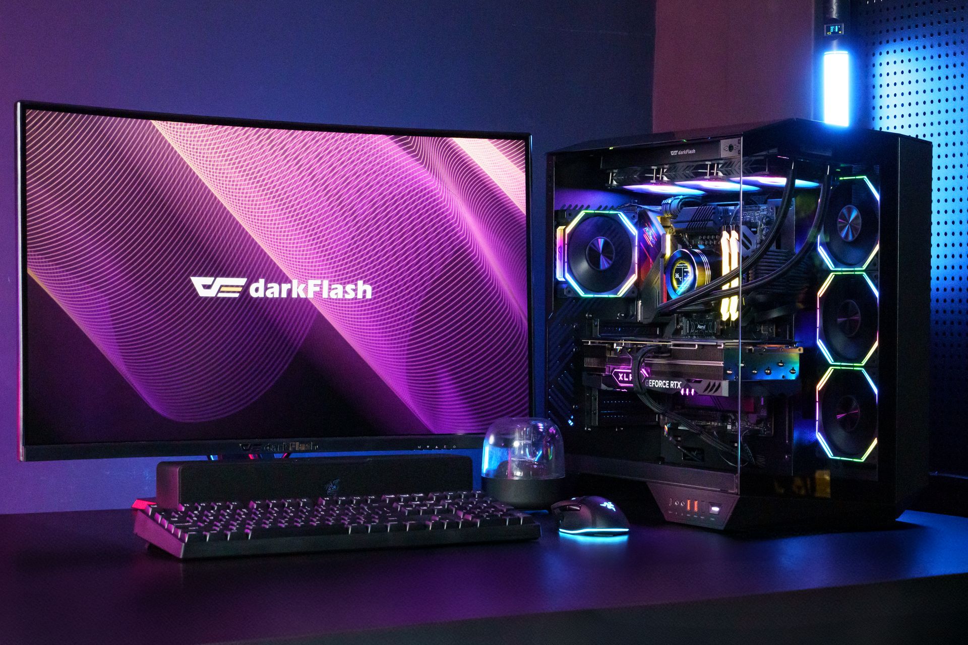 VỎ CASE PC ATX DARKFLASH DY470 BLACK