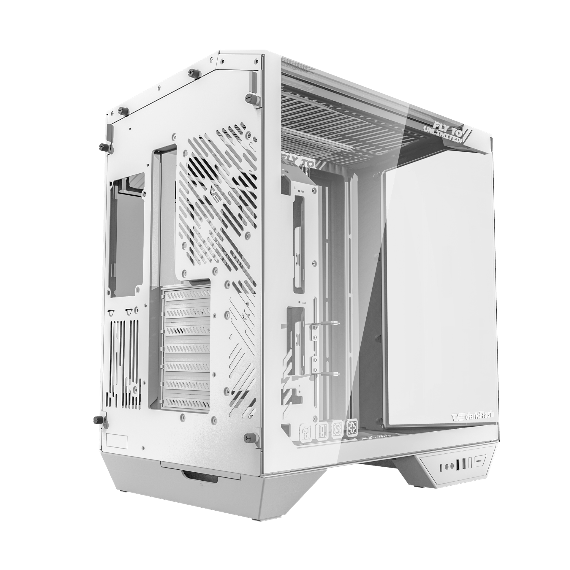 VỎ CASE PC ATX DARKFLASH DY470 WHITE
