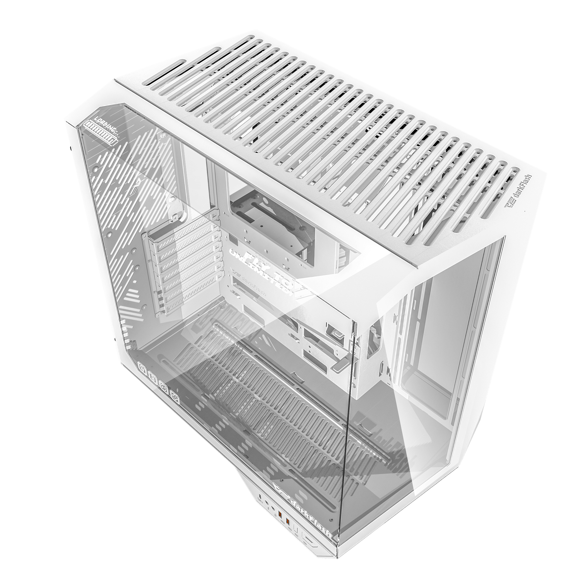 VỎ CASE PC ATX DARKFLASH DY470 WHITE