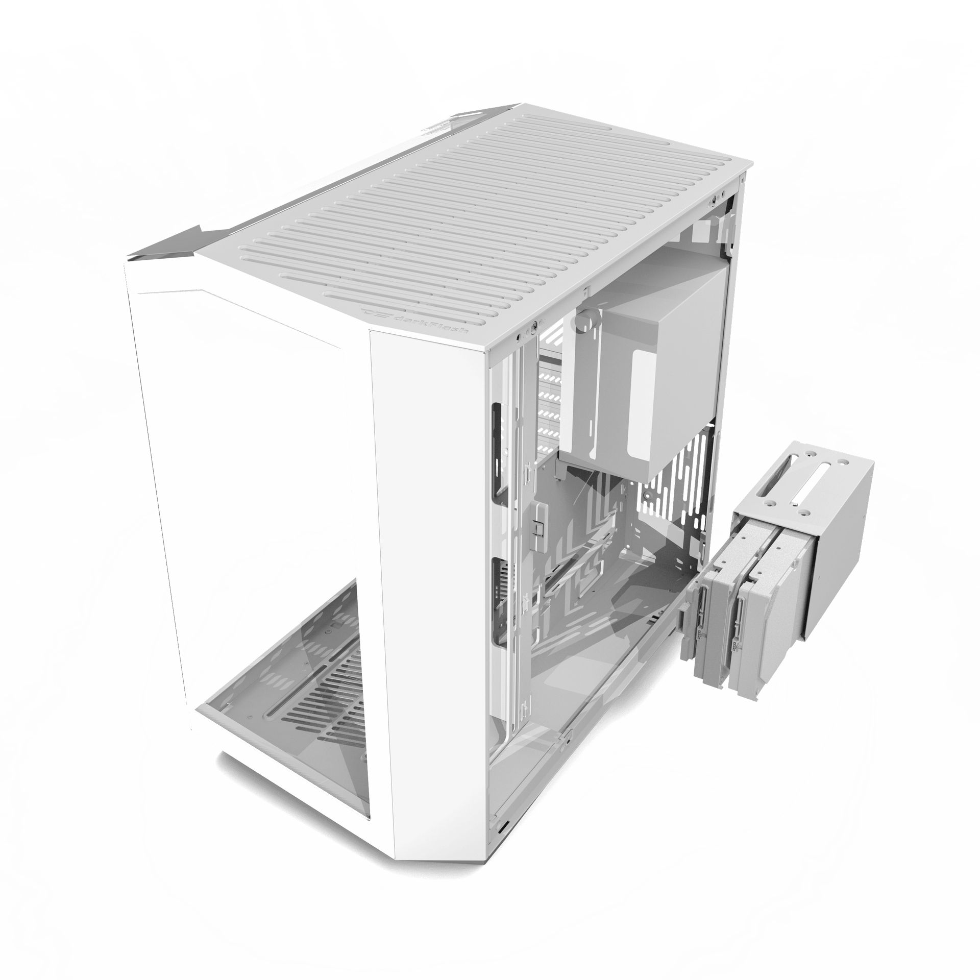 VỎ CASE PC ATX DARKFLASH DY470 WHITE