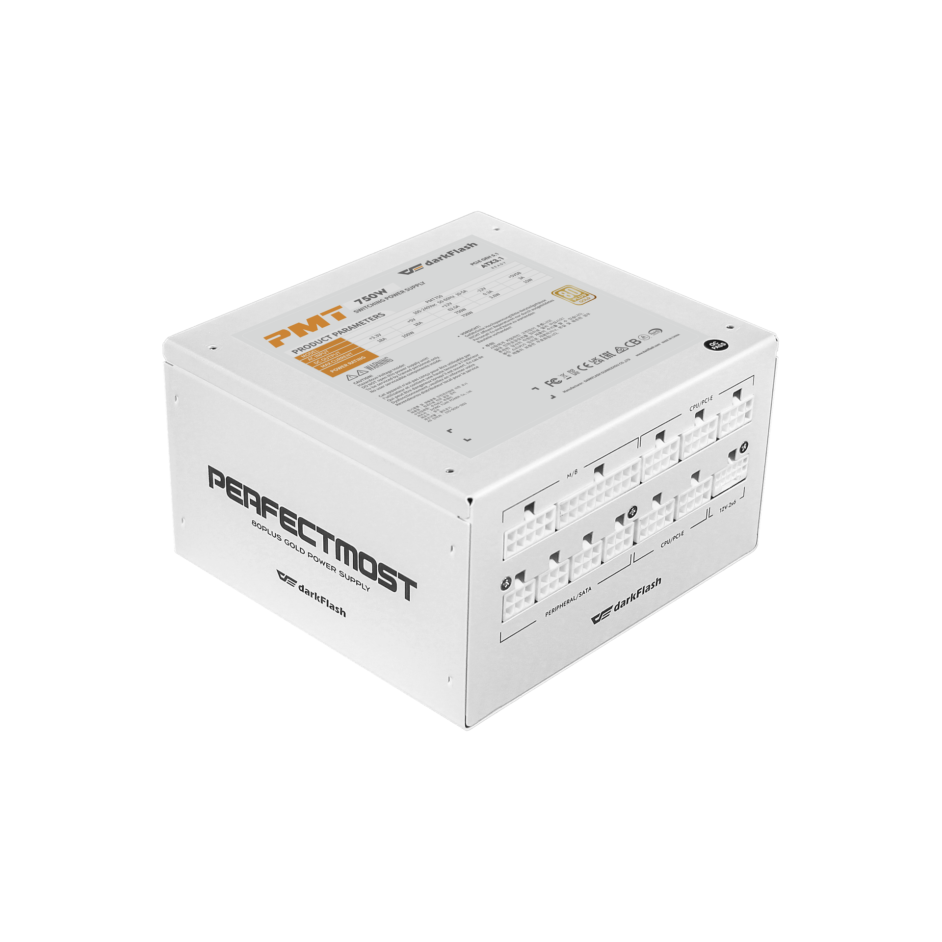 NGUỒN DARKFLASH PMT 750 GOLD FULL MODULAR POWER SUPPLY