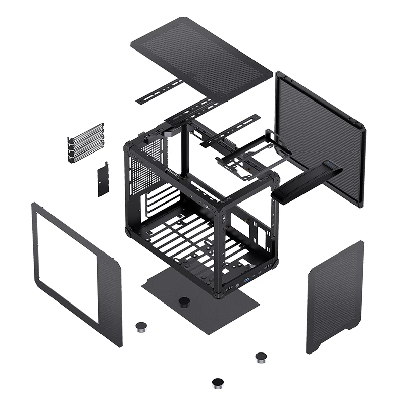 VỎ CASE PC JONSBO C6 MAX BLACK