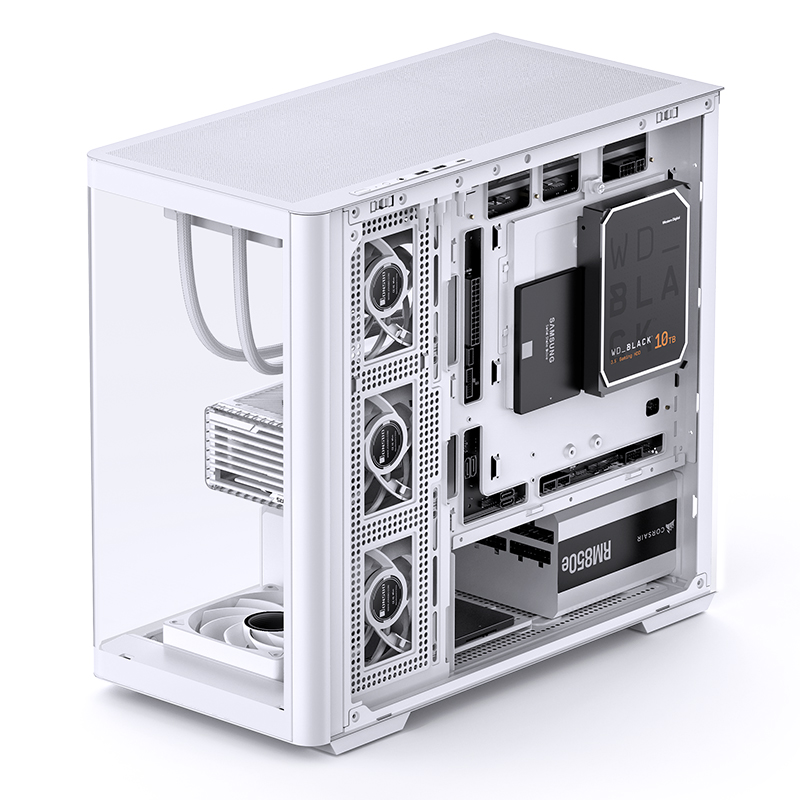 VỎ CASE PC JONSBO D300 BLACK/WHITE VỎ CASE PC JONSBO D300 BLACK/WHITE