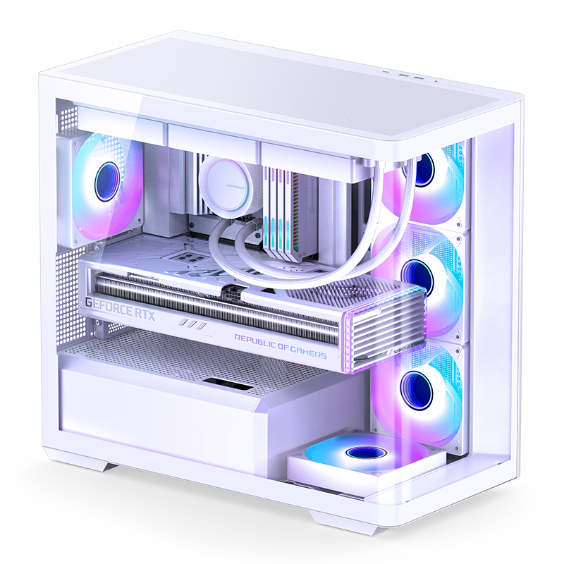 VỎ CASE PC JONSBO D300 BLACK/WHITE VỎ CASE PC JONSBO D300 BLACK/WHITE