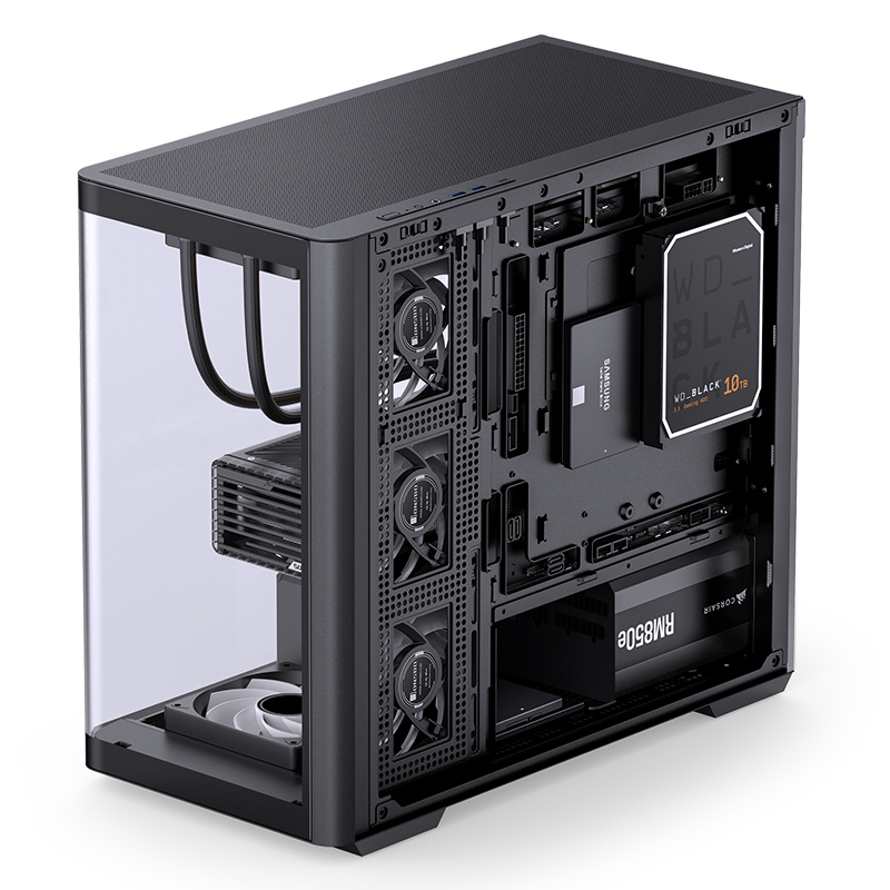 VỎ CASE PC JONSBO D300 BLACK/WHITE VỎ CASE PC JONSBO D300 BLACK/WHITE