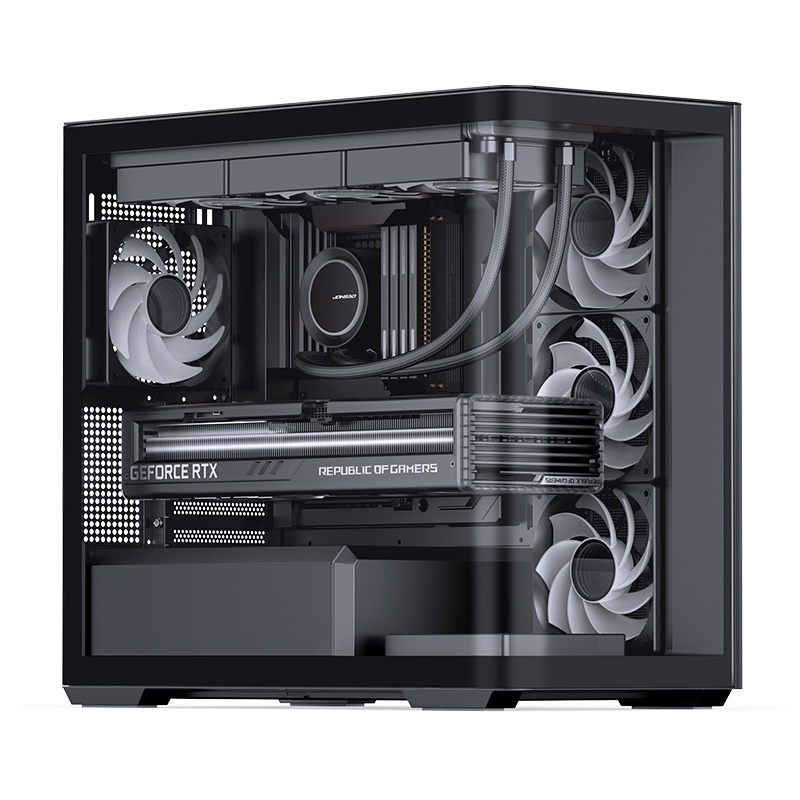 VỎ CASE PC JONSBO D300 BLACK/WHITE VỎ CASE PC JONSBO D300 BLACK/WHITE