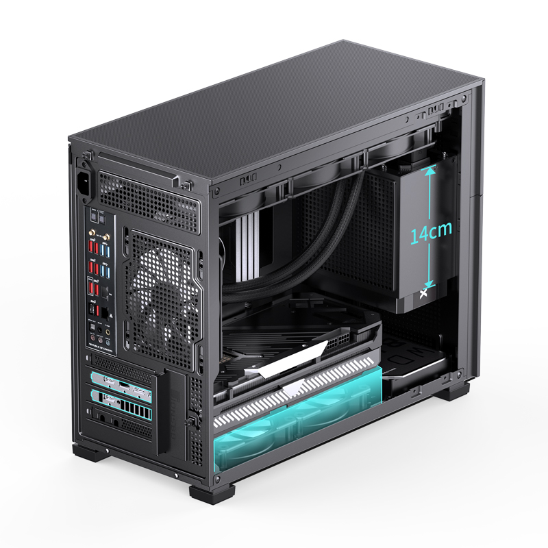 VỎ CASE PC JONSBO D31 MESH BLACK