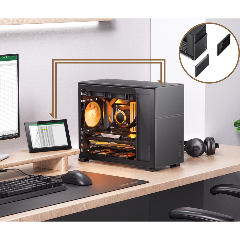 VỎ CASE PC JONSBO D31 MESH SCREEN BLACK VỎ CASE PC JONSBO D31 MESH SCREEN BLACK