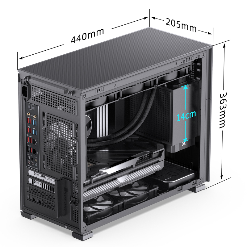 VỎ CASE PC JONSBO D31 MESH SCREEN BLACK VỎ CASE PC JONSBO D31 MESH SCREEN BLACK