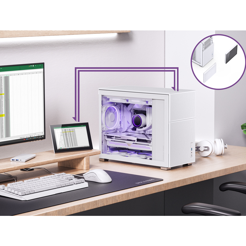 VỎ CASE PC JONSBO D31 MESH WHITE