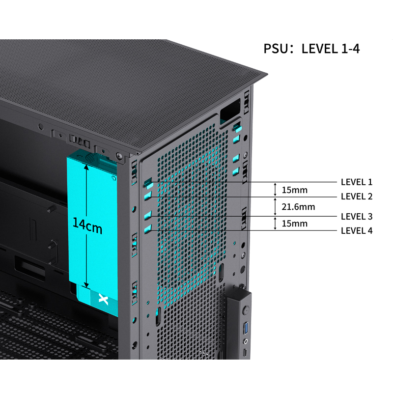 VỎ CASE PC JONSBO D31 STD BLACK