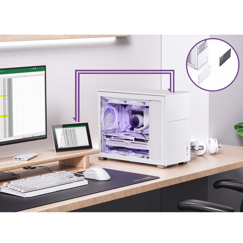 VỎ CASE PC JONSBO D31 STD SCREEN WHITE