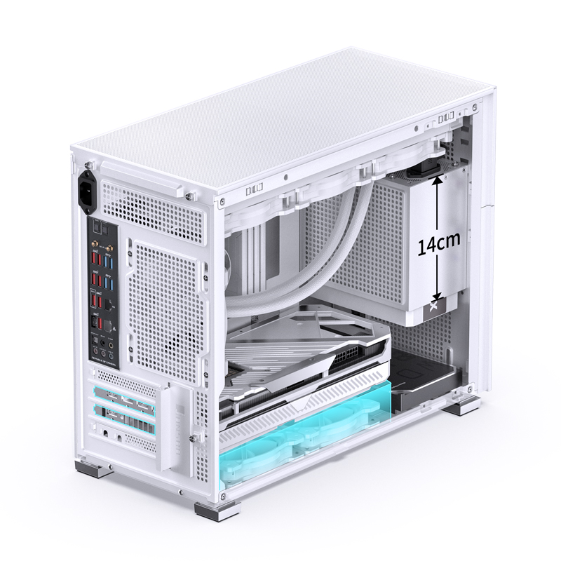 VỎ CASE PC JONSBO D31 STD SCREEN WHITE