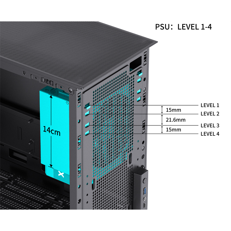 VỎ CASE PC JONSBO D31 STD SCREEN BLACK