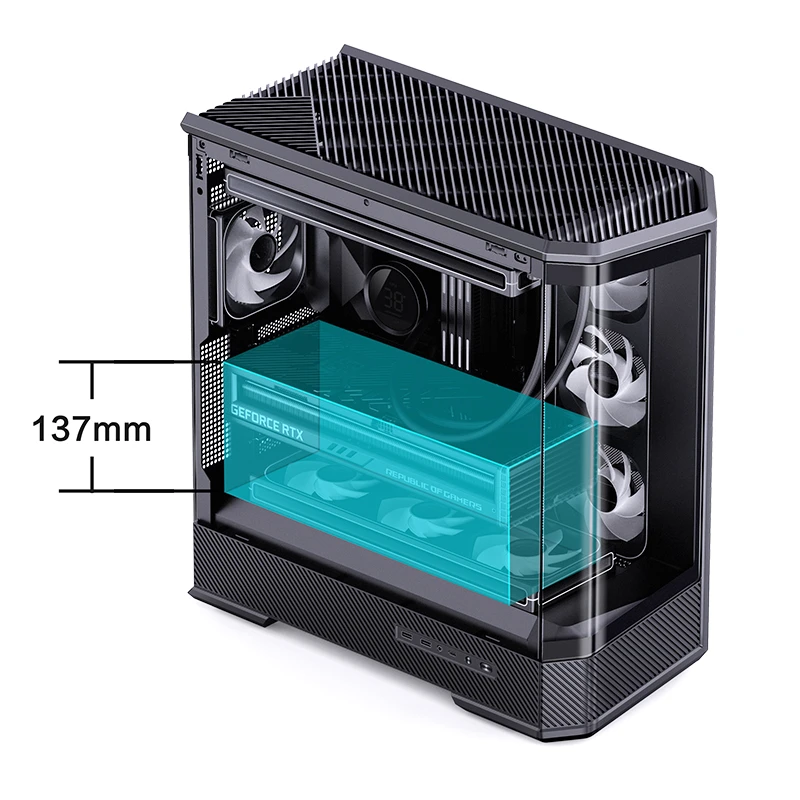 VỎ CASE PC JONSBO D400 BLACK