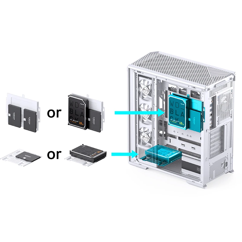 VỎ CASE PC JONSBO D400 WHITE