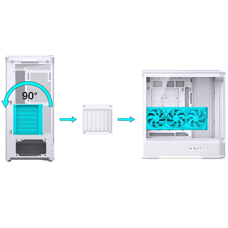 VỎ CASE PC JONSBO D400 WHITE