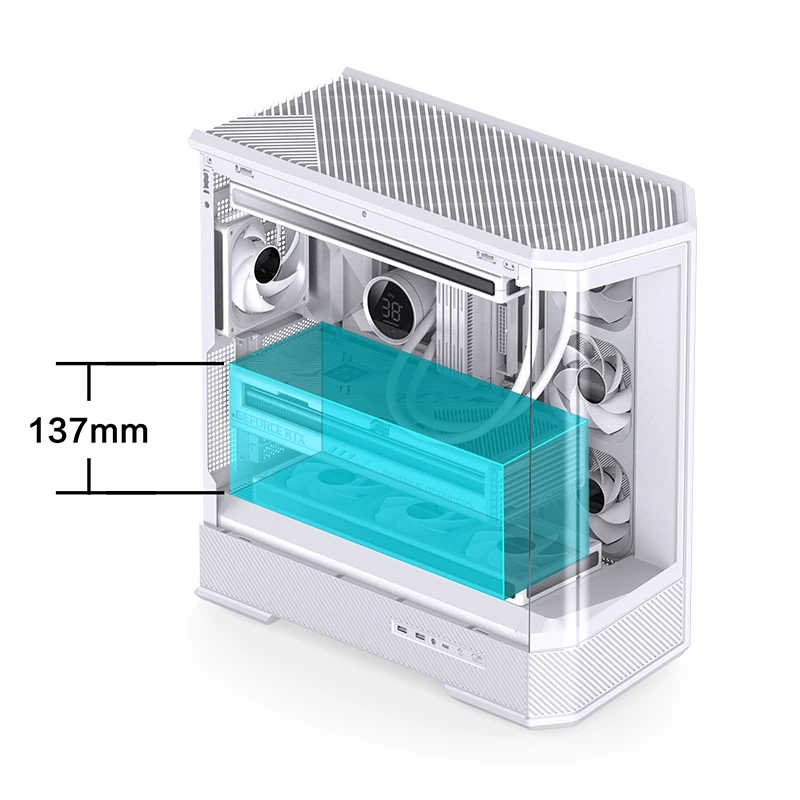 VỎ CASE PC JONSBO D400 WHITE
