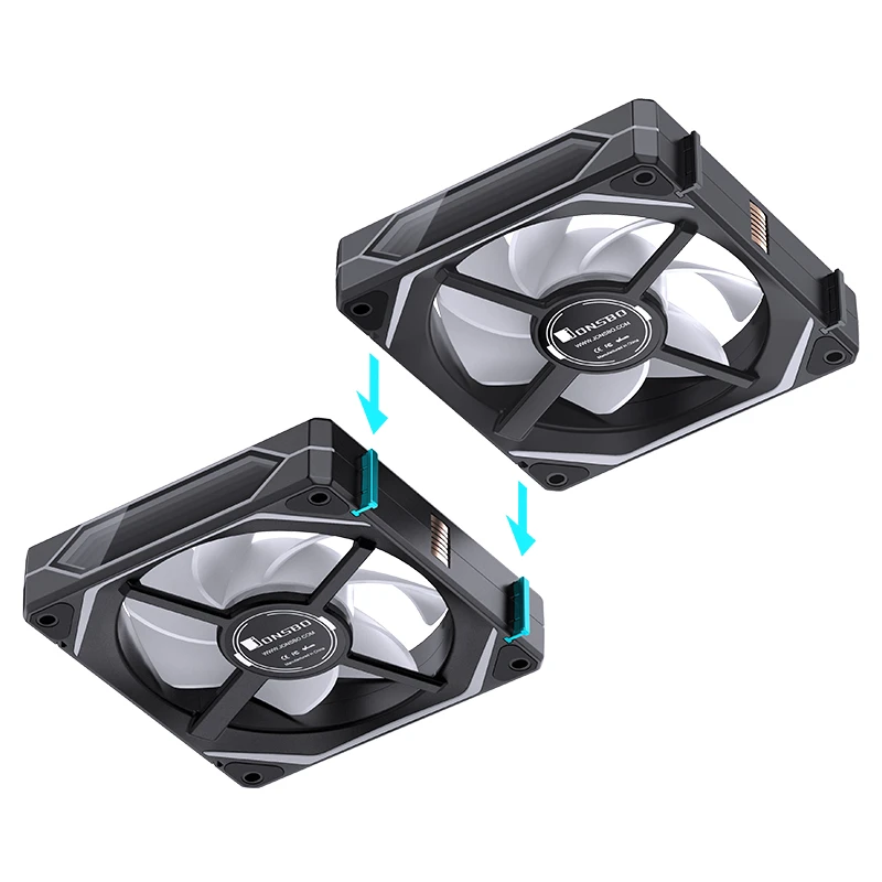 QUẠT TẢN NHIỆT JONSBO SL-120B ARGB BLACK/WHITE