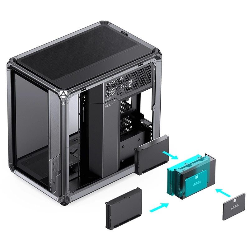 VỎ CASE PC JONSBO X400 PRO GREY