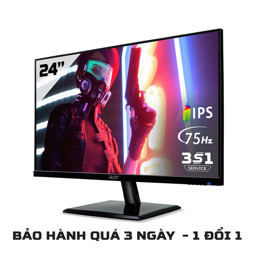 Màn hình Acer EK241Y (23.8 inch/FHD/IPS/75Hz/4ms/250 nits/HDMI+DSub)